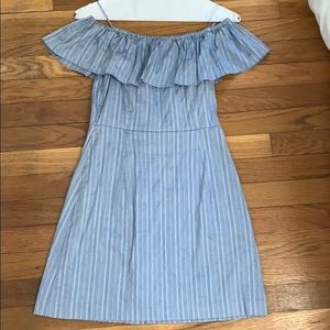 Revolve Blue off the shoulder dress